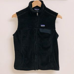 Patagonia Re-Tool Black Fleece Vest Women’s Size Medium